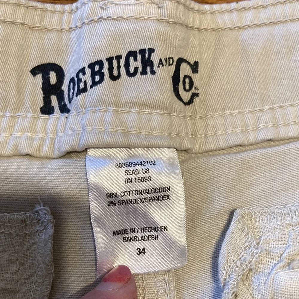 ❤️ Roebuck & Co Men’s Cargo Shorts (size 34) NWT